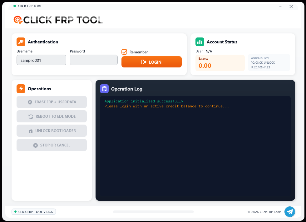 Existing website image of the desktop sign-in screen